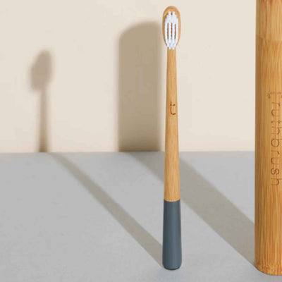 Bamboo Toothbrush Grey