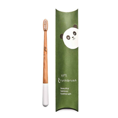 Bamboo Toothbrush Tiny White