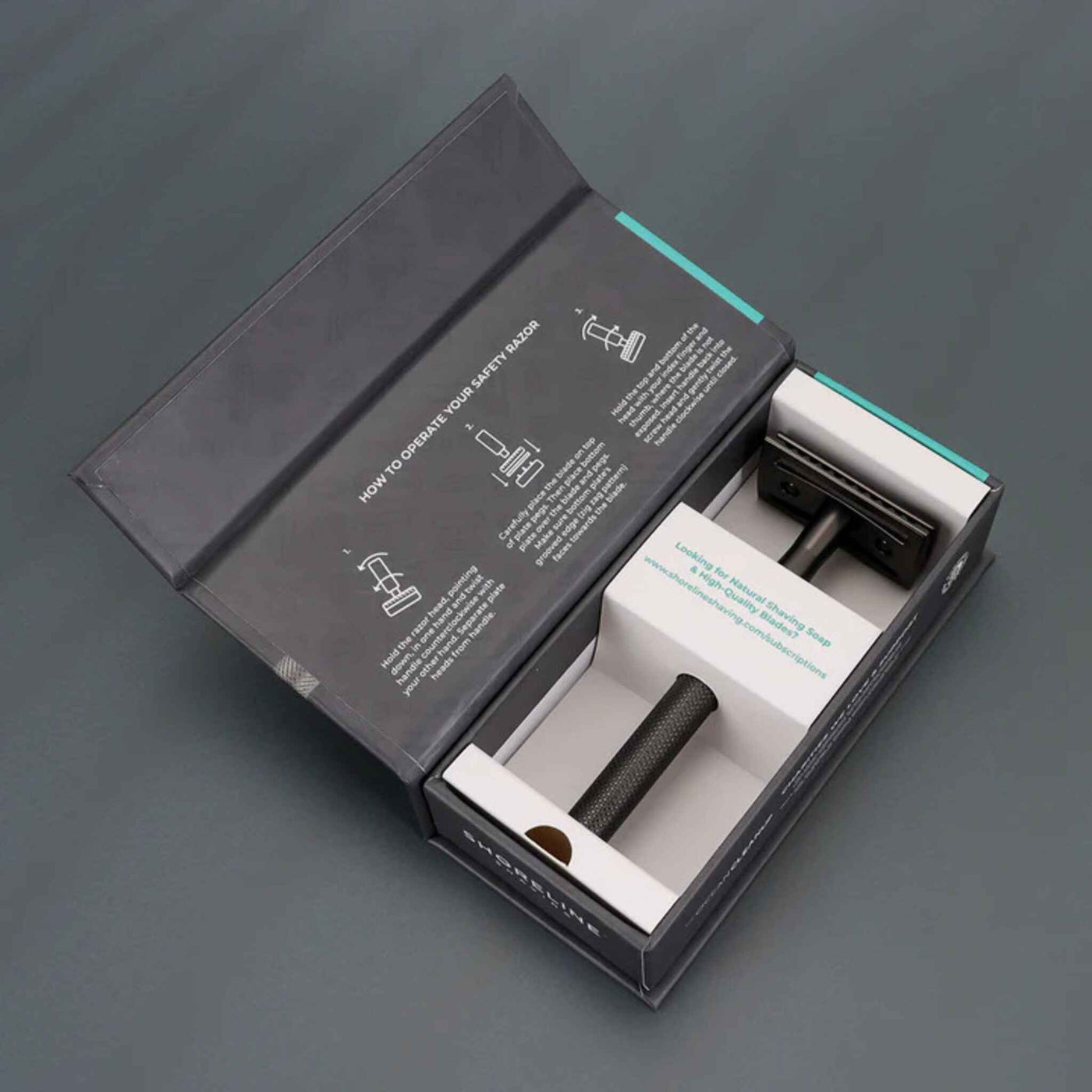 Matte Black Safety Razor In Box