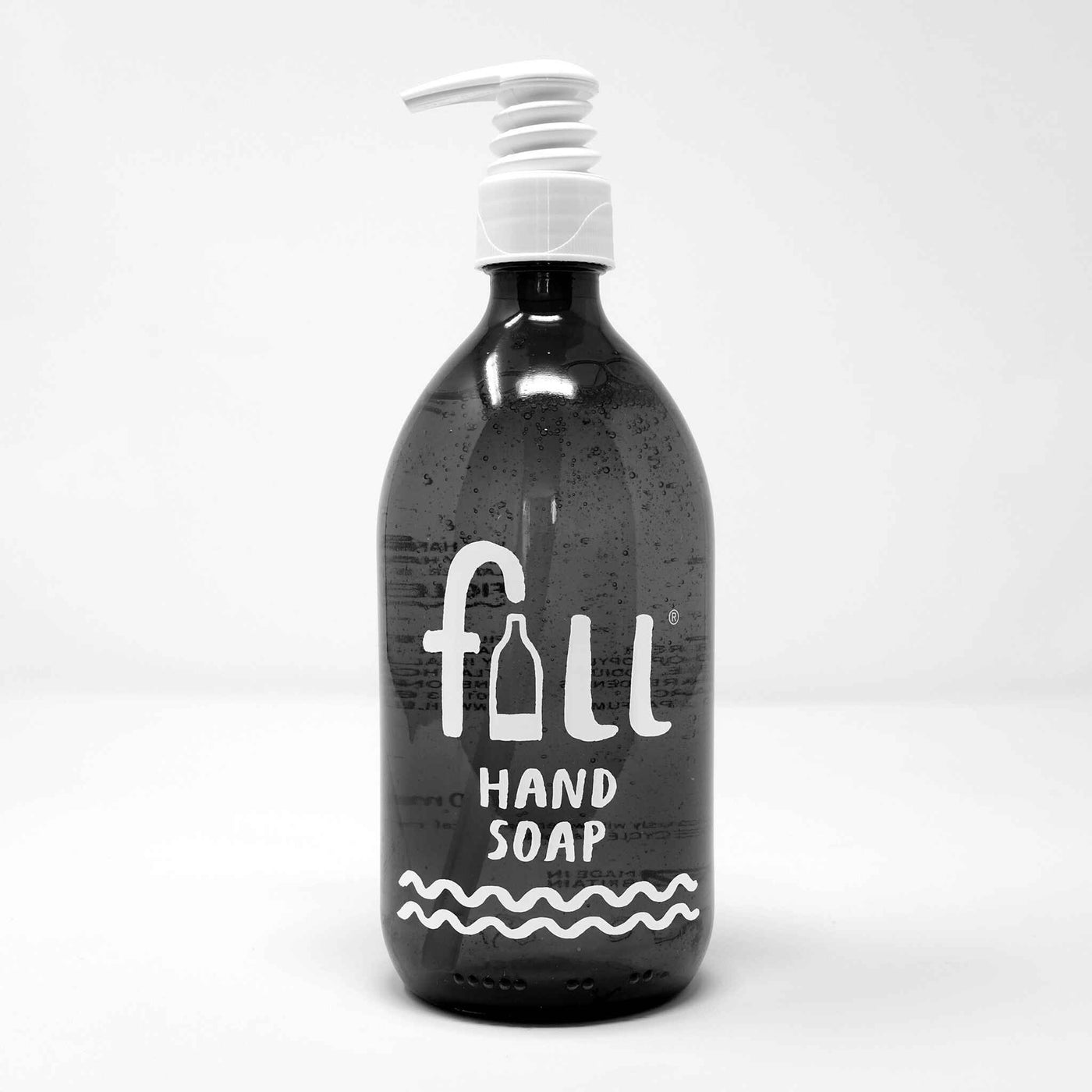 Eco Friendly Hand Soap + Amber Glass Bottle