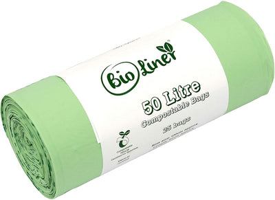 Green Bio liner 50 litre compostable bin bags